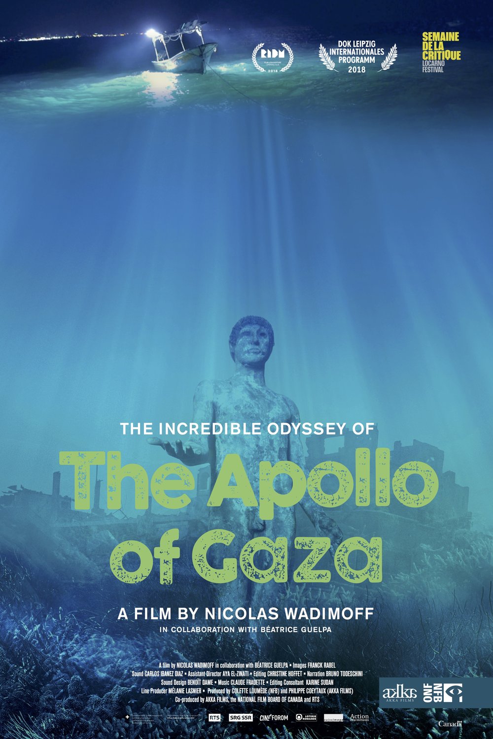 L'affiche du film The Apollo of Gaza