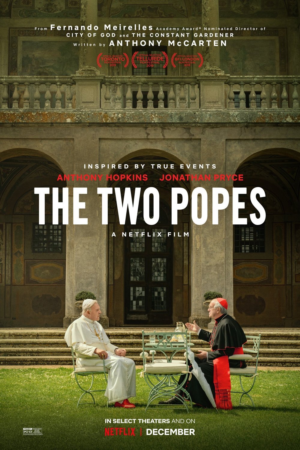 L'affiche du film The Two Popes