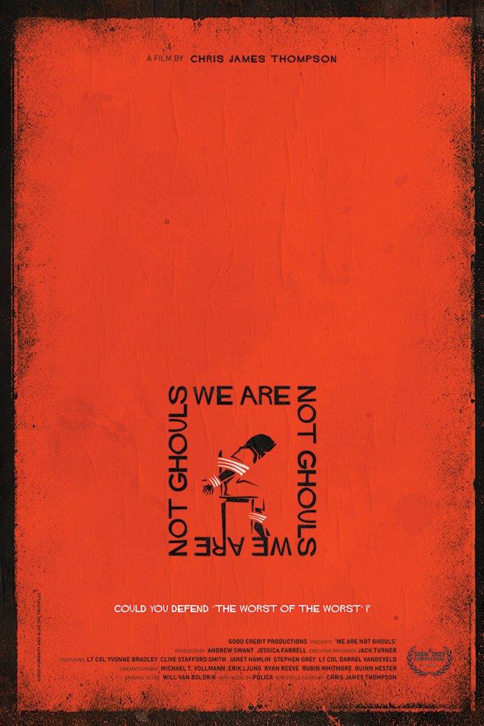 L'affiche du film We Are Not Ghouls