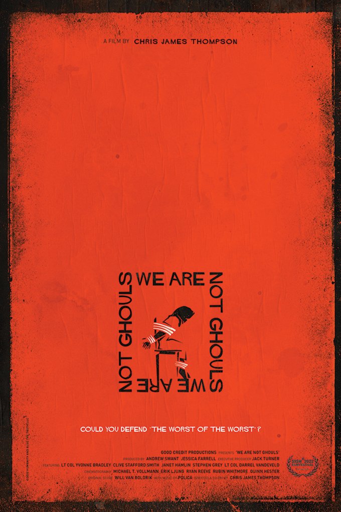 L'affiche du film We Are Not Ghouls [2022]