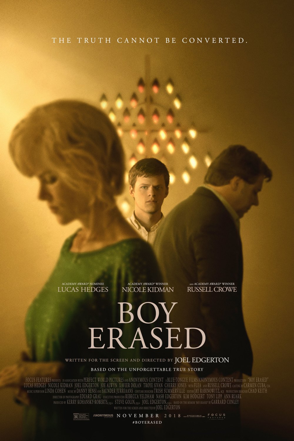 L'affiche du film Boy Erased