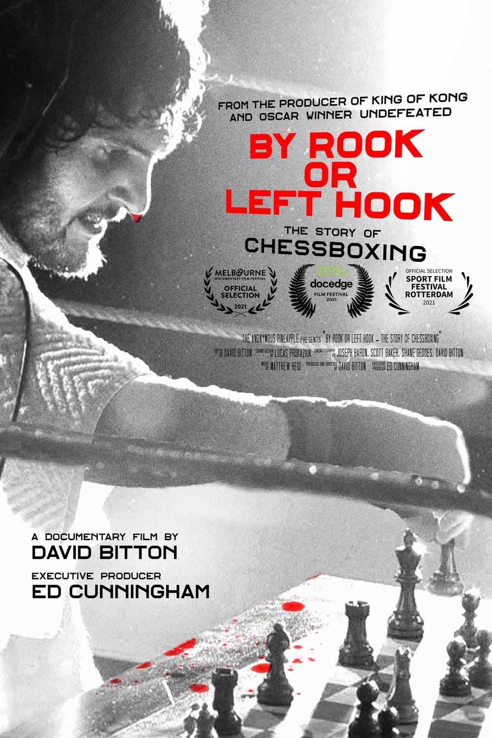 L'affiche du film By Rook or Left Hook: The Story of Chessboxing