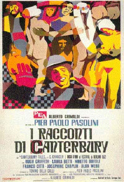 Italian poster of the movie The Canterbury Tales