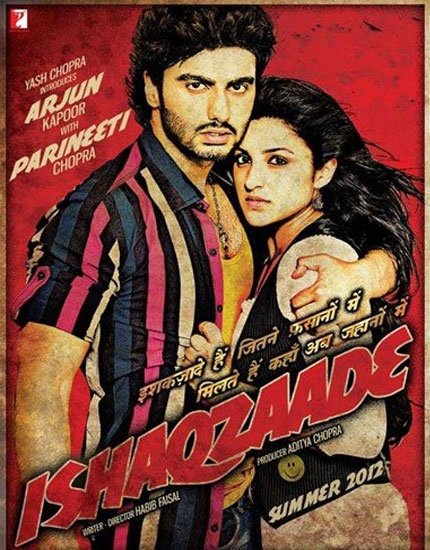 L'affiche originale du film Ishaqzaade en Hindi