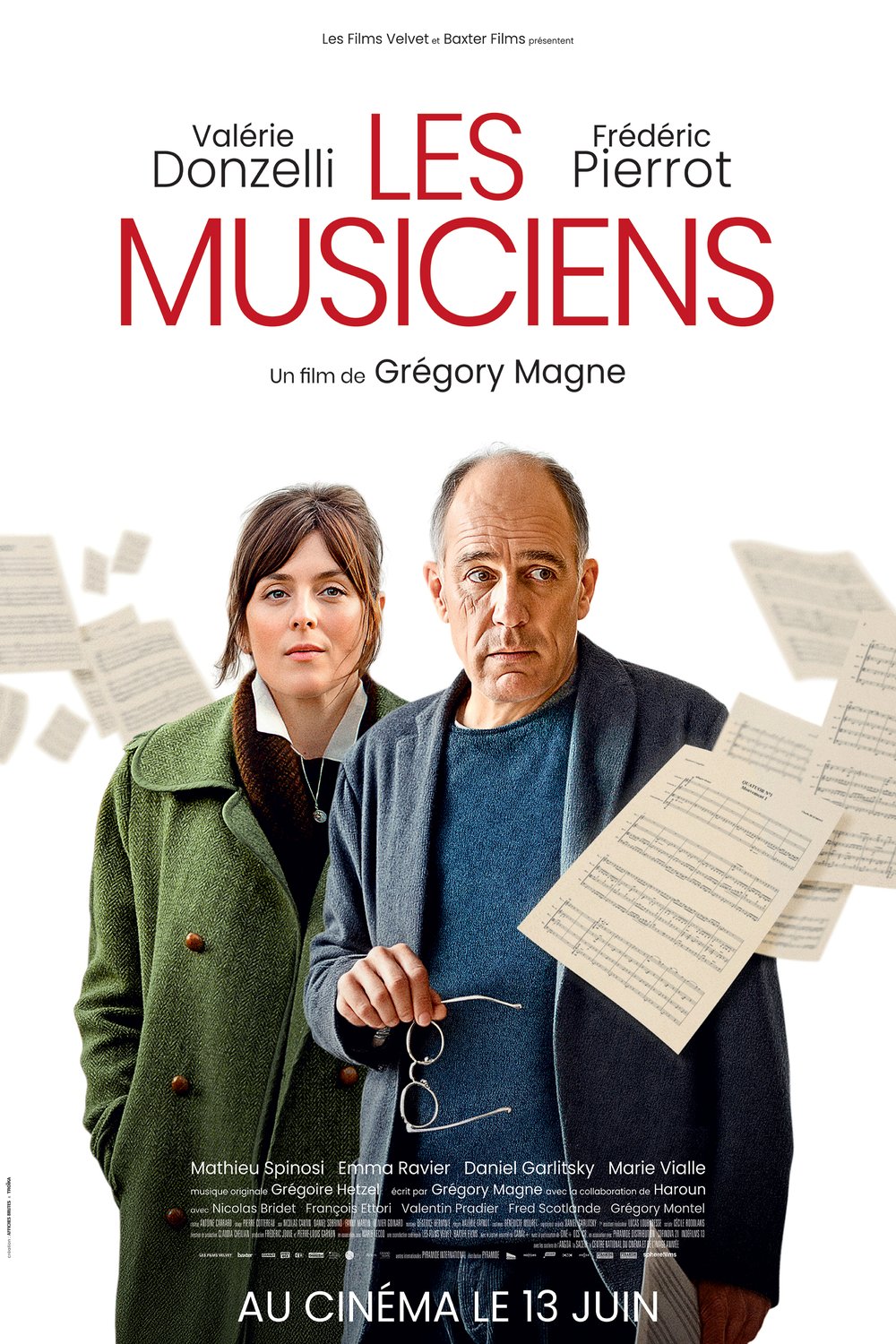 L'affiche du film Les musiciens [2025]