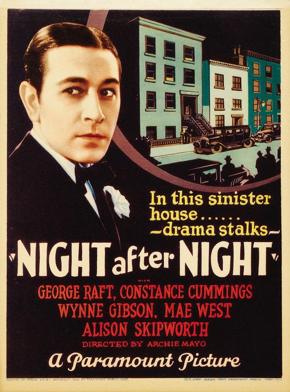 L'affiche du film Night After Night
