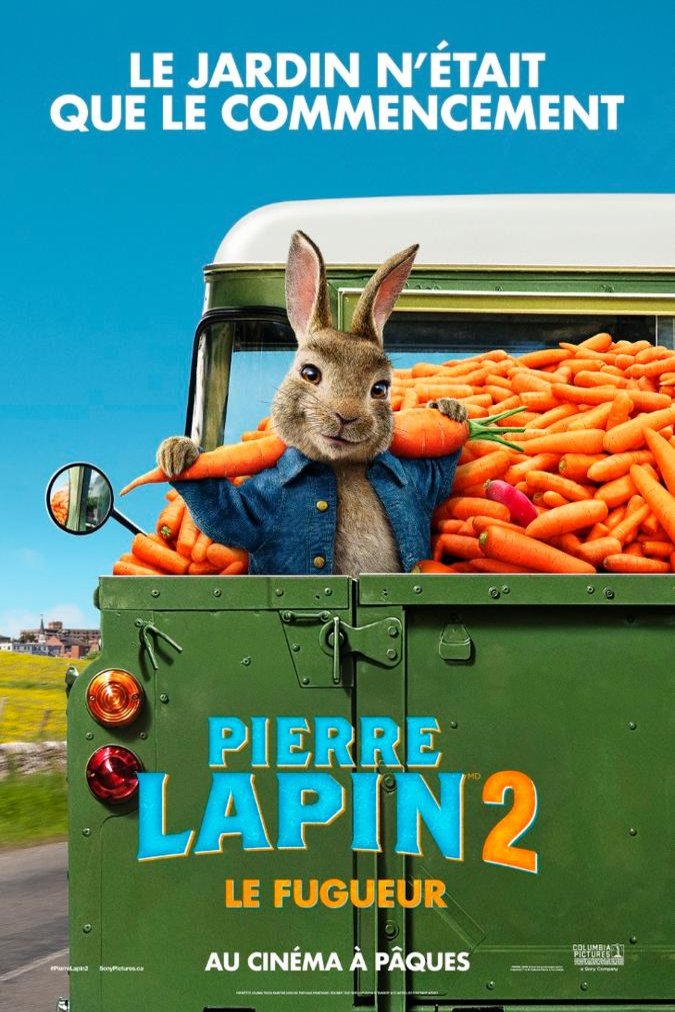 L'affiche du film Pierre Lapin 2: Le fugueur