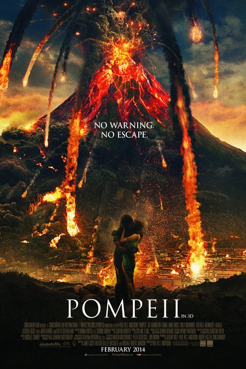 L'affiche du film Pompeii