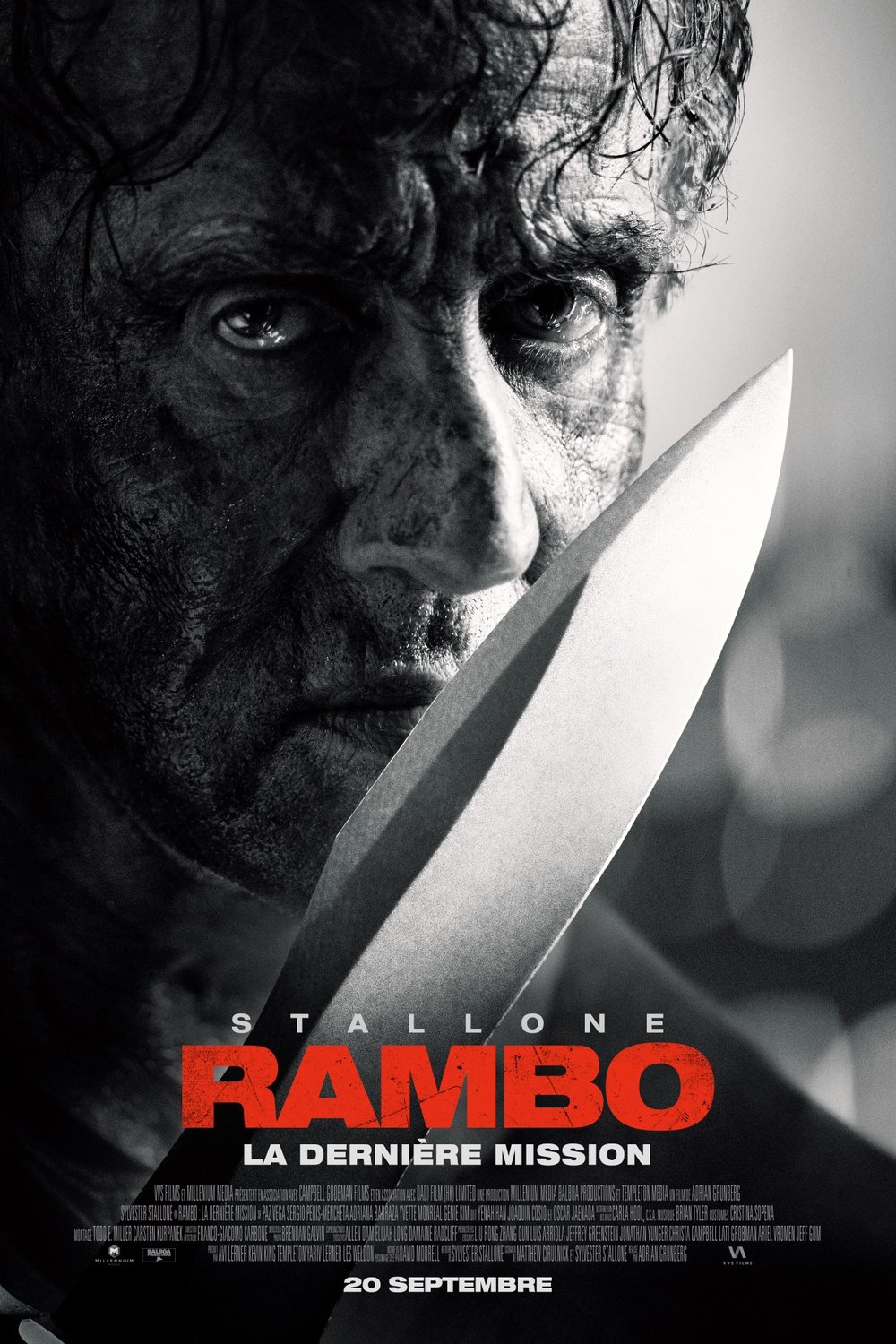 L'affiche du film Rambo: La dernière mission