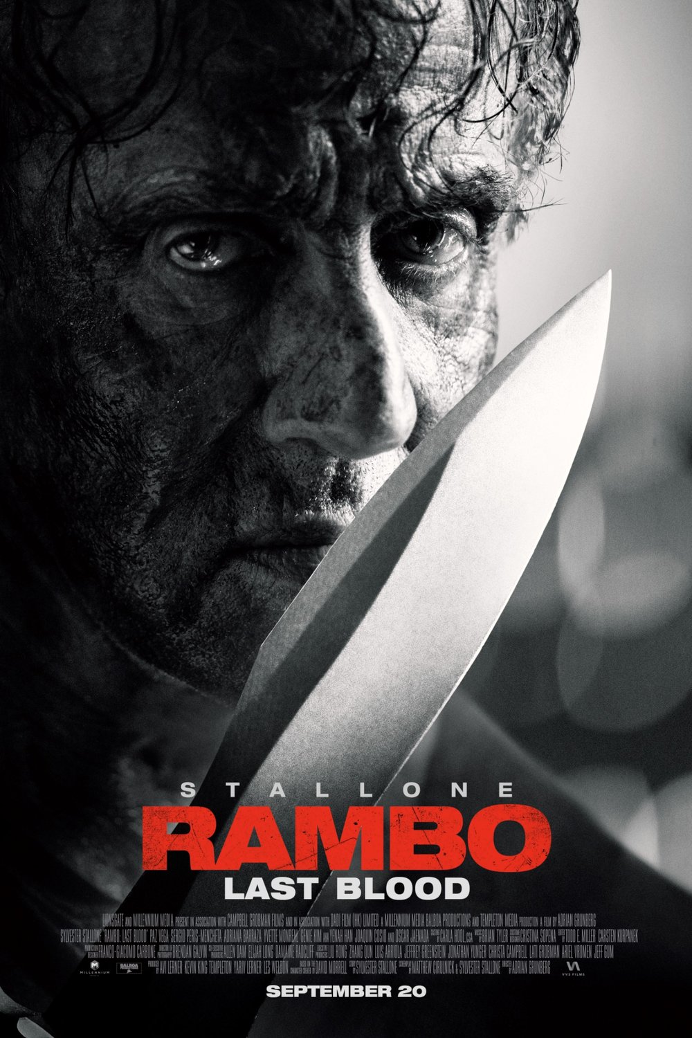 L'affiche du film Rambo: Last Blood