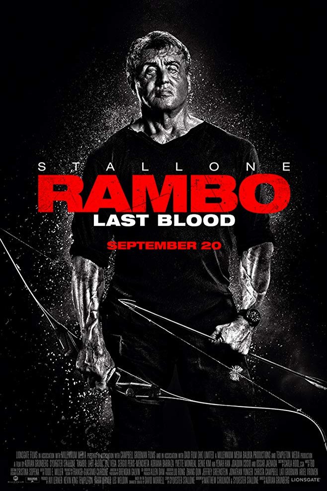 L'affiche du film Rambo: Last Blood