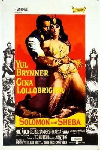 L'affiche du film Solomon and Sheba
