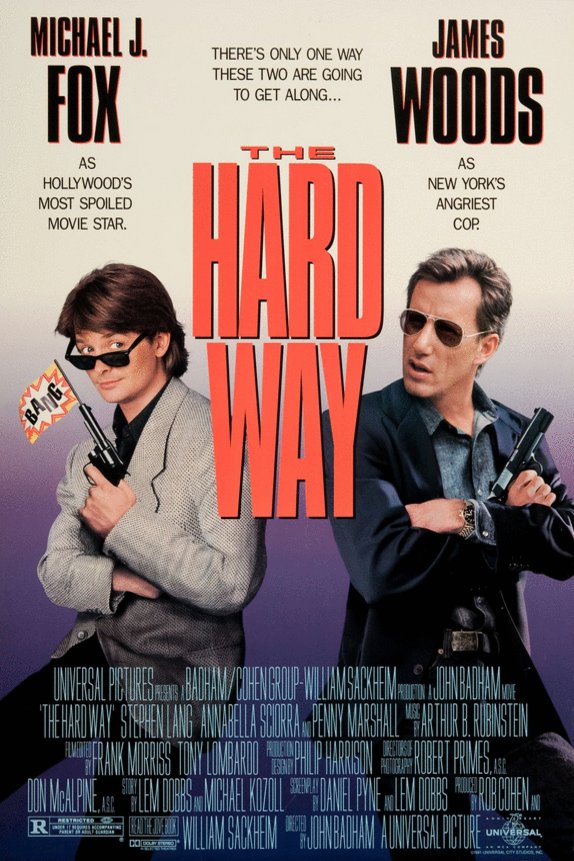 L'affiche du film The Hard Way