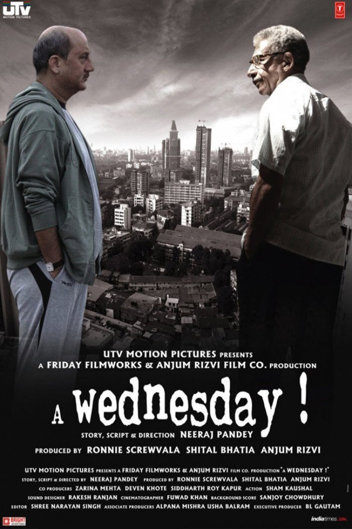 Hindi poster of the movie A Wednesday