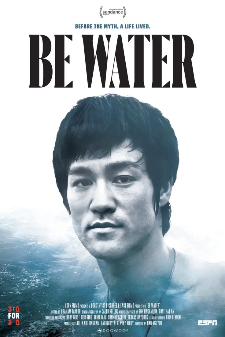 L'affiche du film Be Water