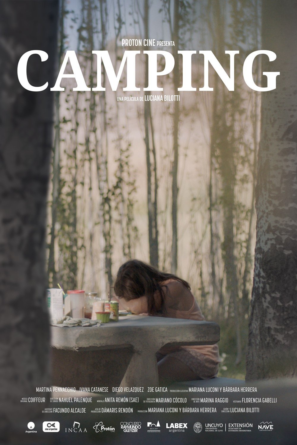 L'affiche originale du film Camping en espagnol