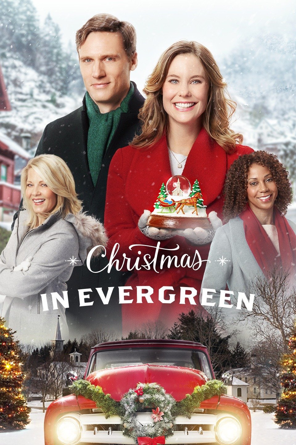 L'affiche du film Christmas in Evergreen