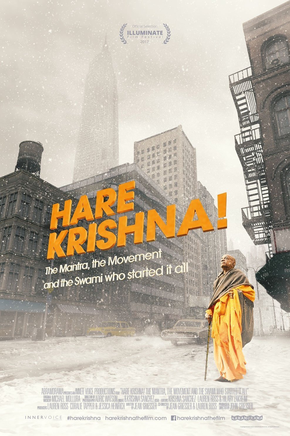 Poster of the movie Hare Krishna! The Mantra, the Movement and the Swami Who Started It All [2017]
