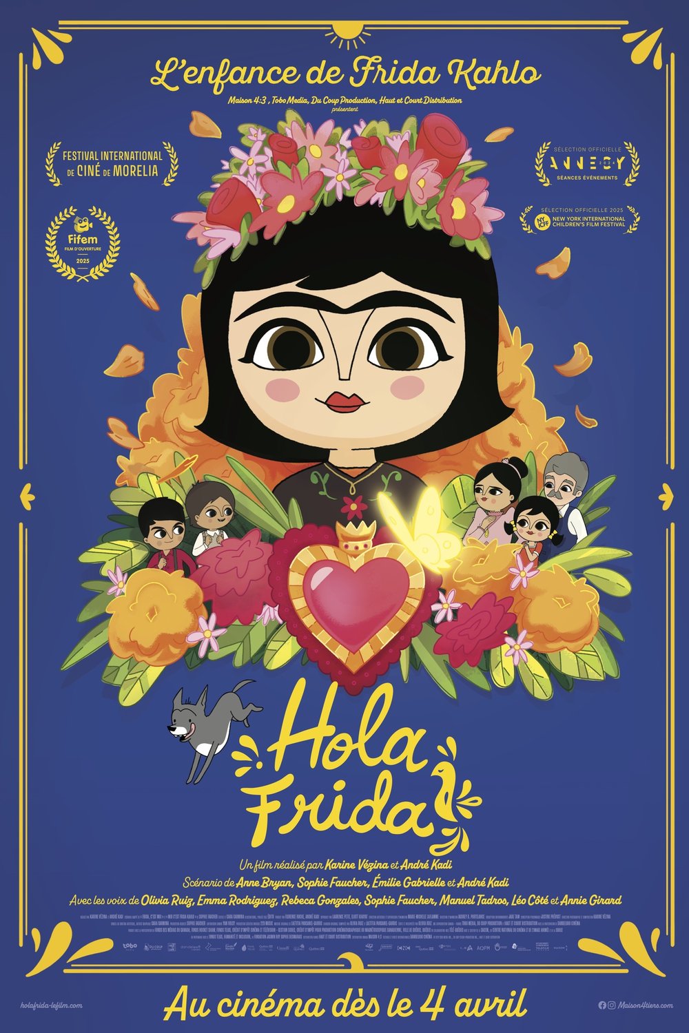 Poster of the movie Hola Frida [2024]