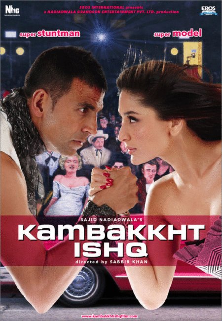 L'affiche originale du film Kambakkht Ishq en Hindi