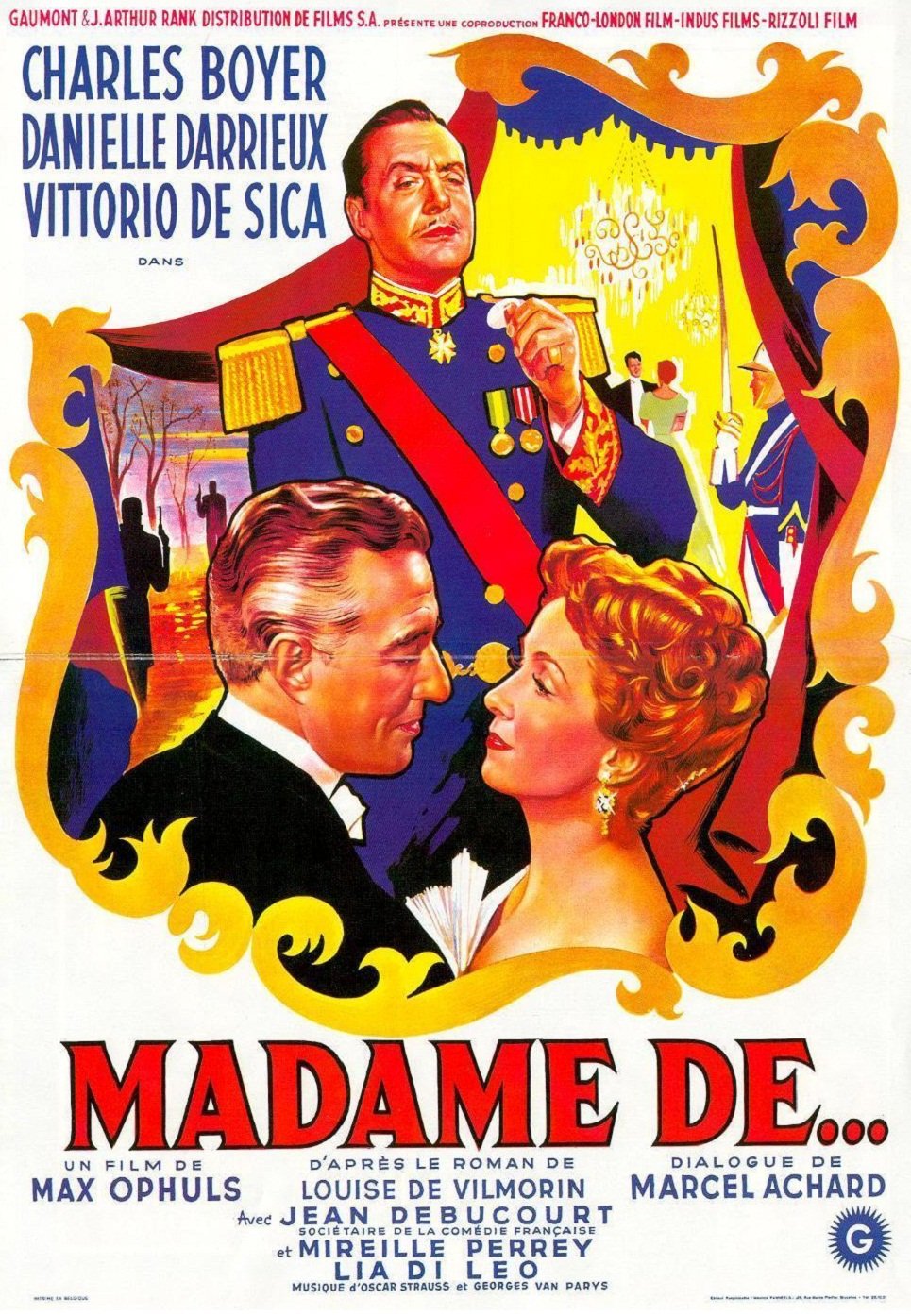 Poster of the movie The Earrings of Madame de...
