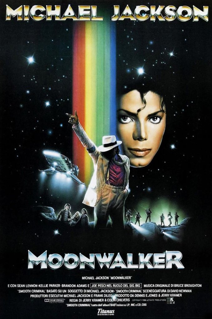 L'affiche du film Moonwalker
