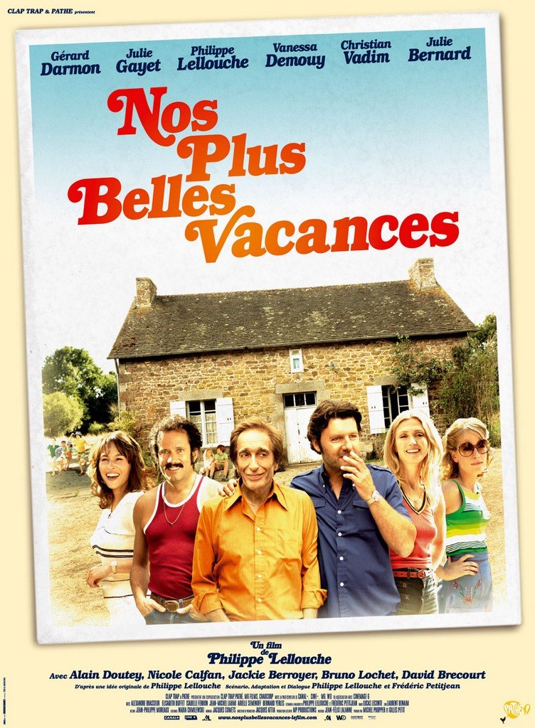 L'affiche originale du film My Best Holidays en français