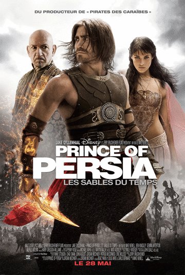 L'affiche du film Prince of Persia: Les Sables du temps
