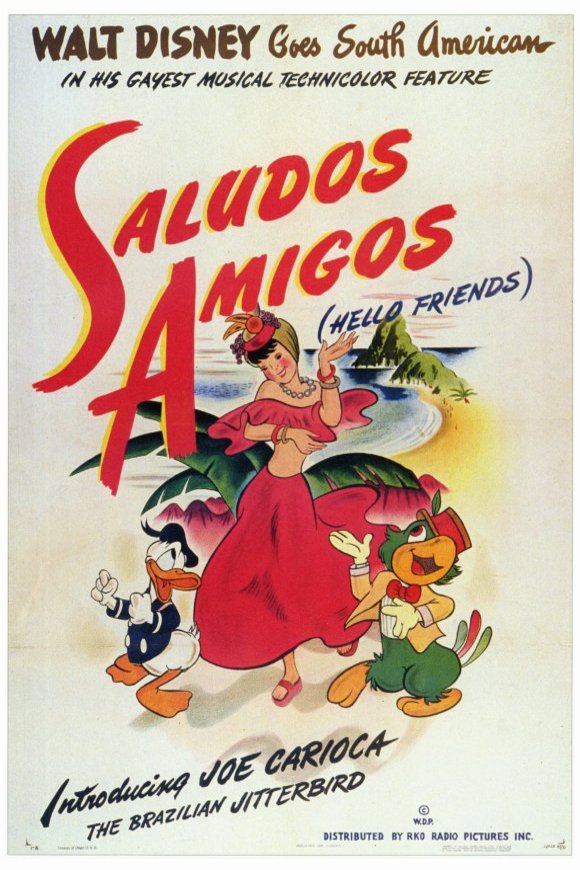 L'affiche du film Saludos Amigos