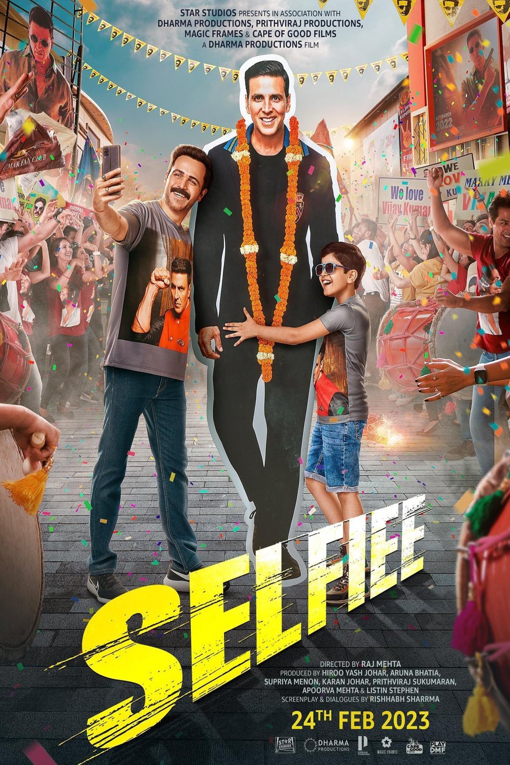 L'affiche originale du film Selfiee en Hindi