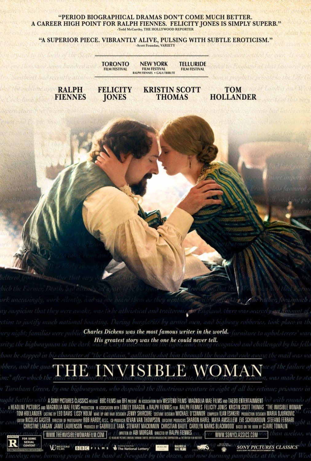L'affiche du film The Invisible Woman