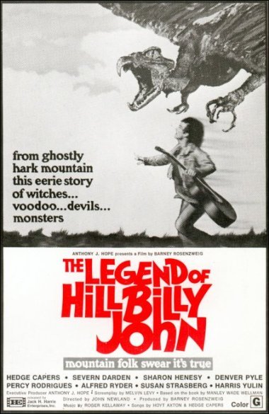 L'affiche du film The Legend of Hillbilly John