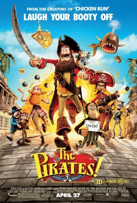 L'affiche du film Les Pirates! Bande de nuls