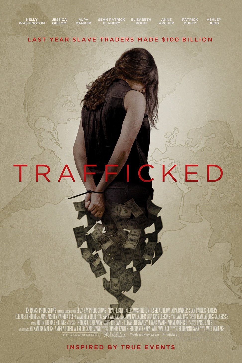 L'affiche du film Trafficked