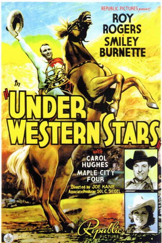 L'affiche du film Under Western Stars