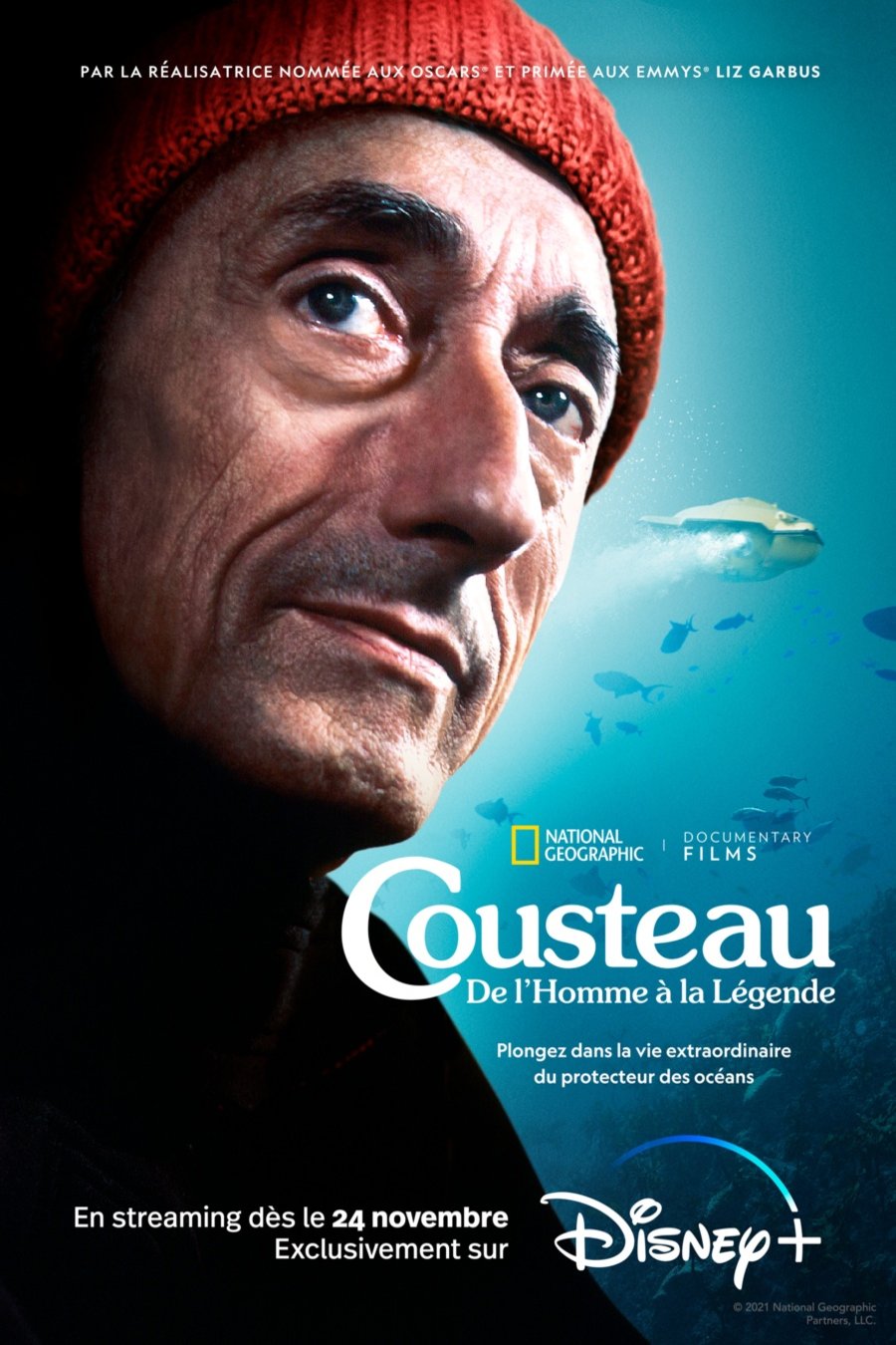 L'affiche du film Cousteau: De l'Homme à la Légende