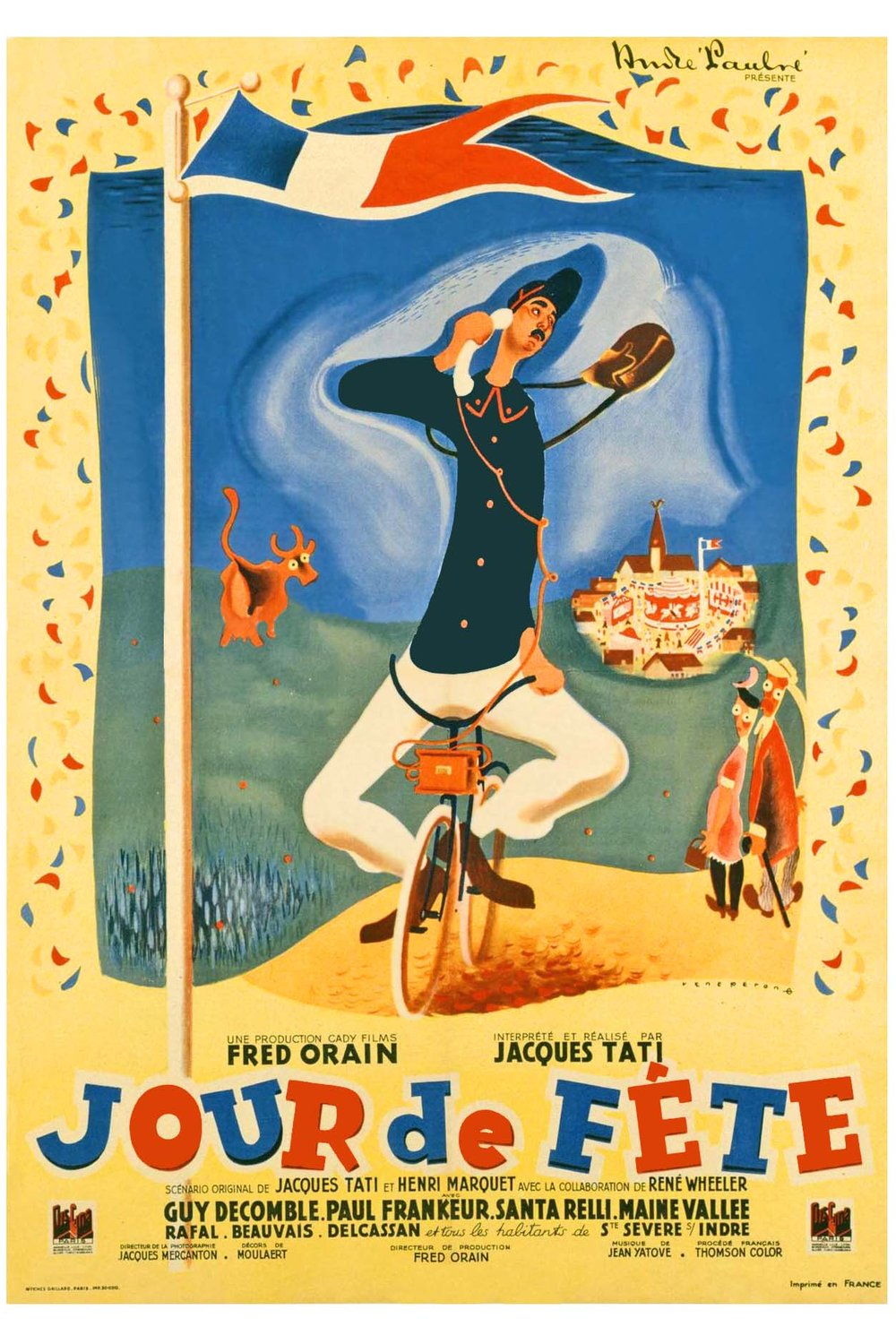 L'affiche du film Jour de fête [1949]