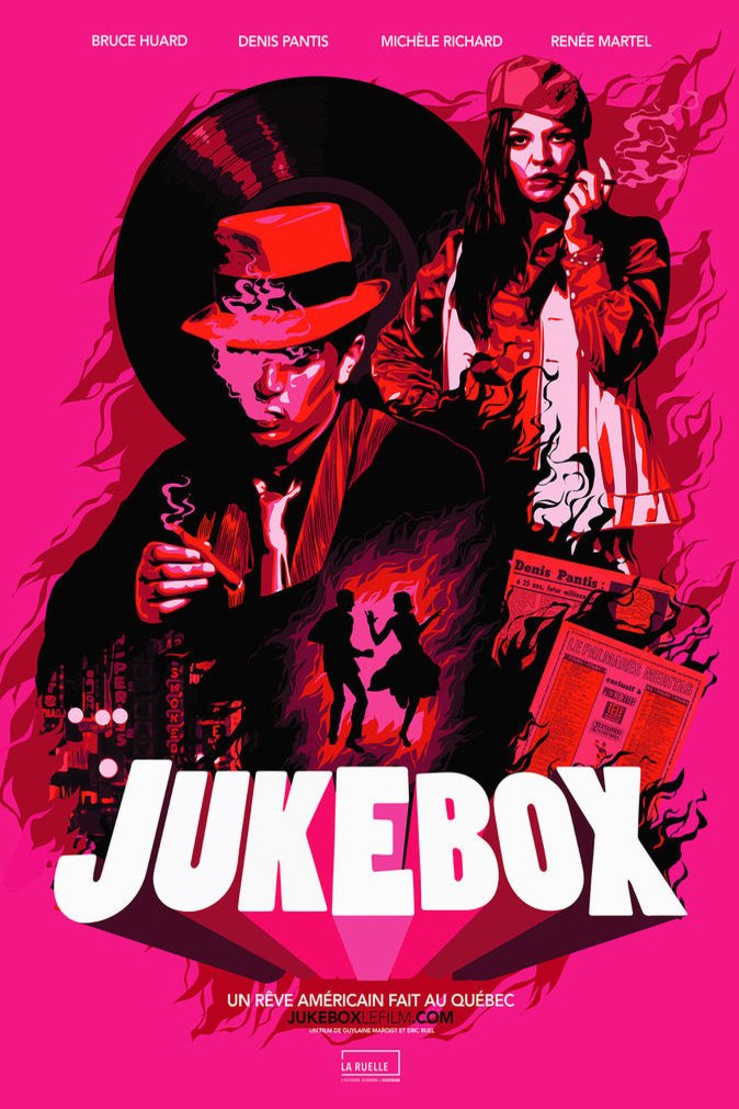 L'affiche du film Jukebox: un rêve américain fait au Québec