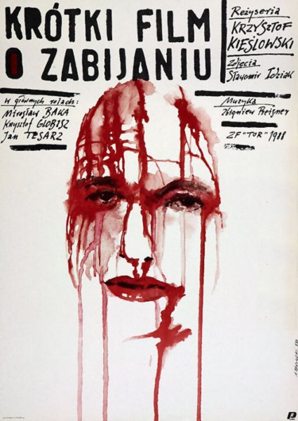 L'affiche originale du film Krótki film o zabijaniu en polonais