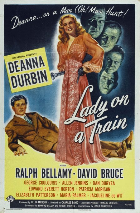 L'affiche du film Lady on a Train