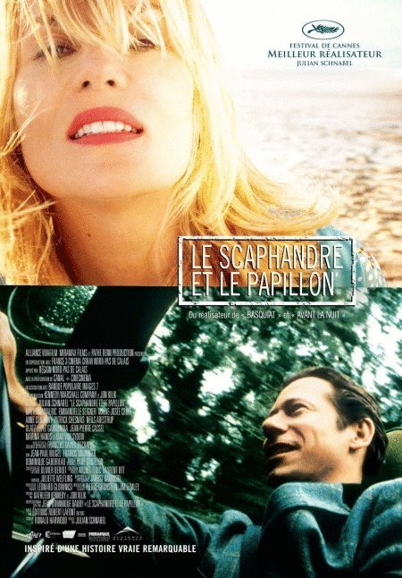 L'affiche du film Le Scaphandre et le papillon [2007]