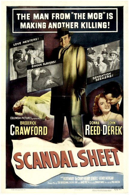 L'affiche du film Scandal Sheet [1952]