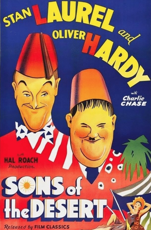 L'affiche du film Sons of the Desert