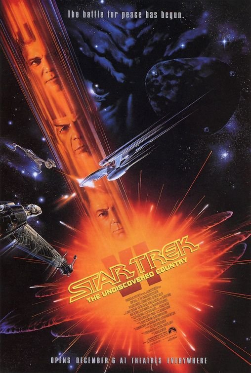 L'affiche du film Star Trek VI: The Undiscovered Country