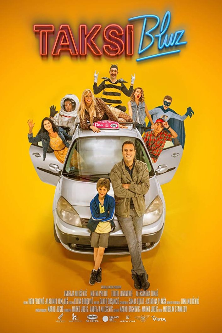 Serbian poster of the movie Taksi bluz