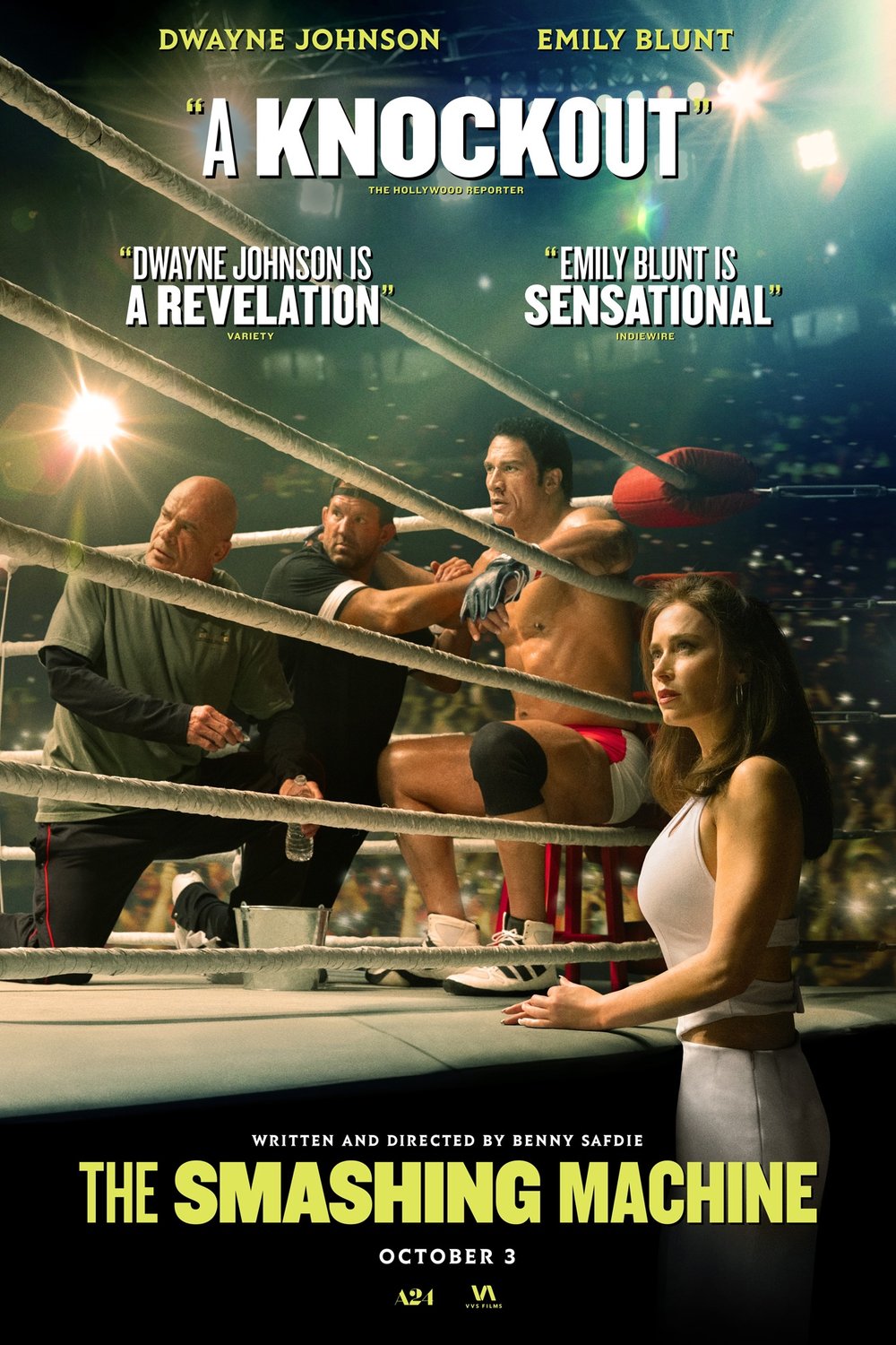 L'affiche du film The Smashing Machine [2025]