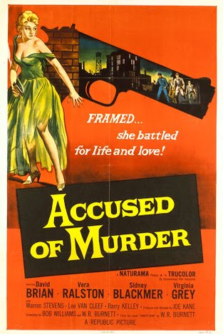 L'affiche du film Accused of Murder