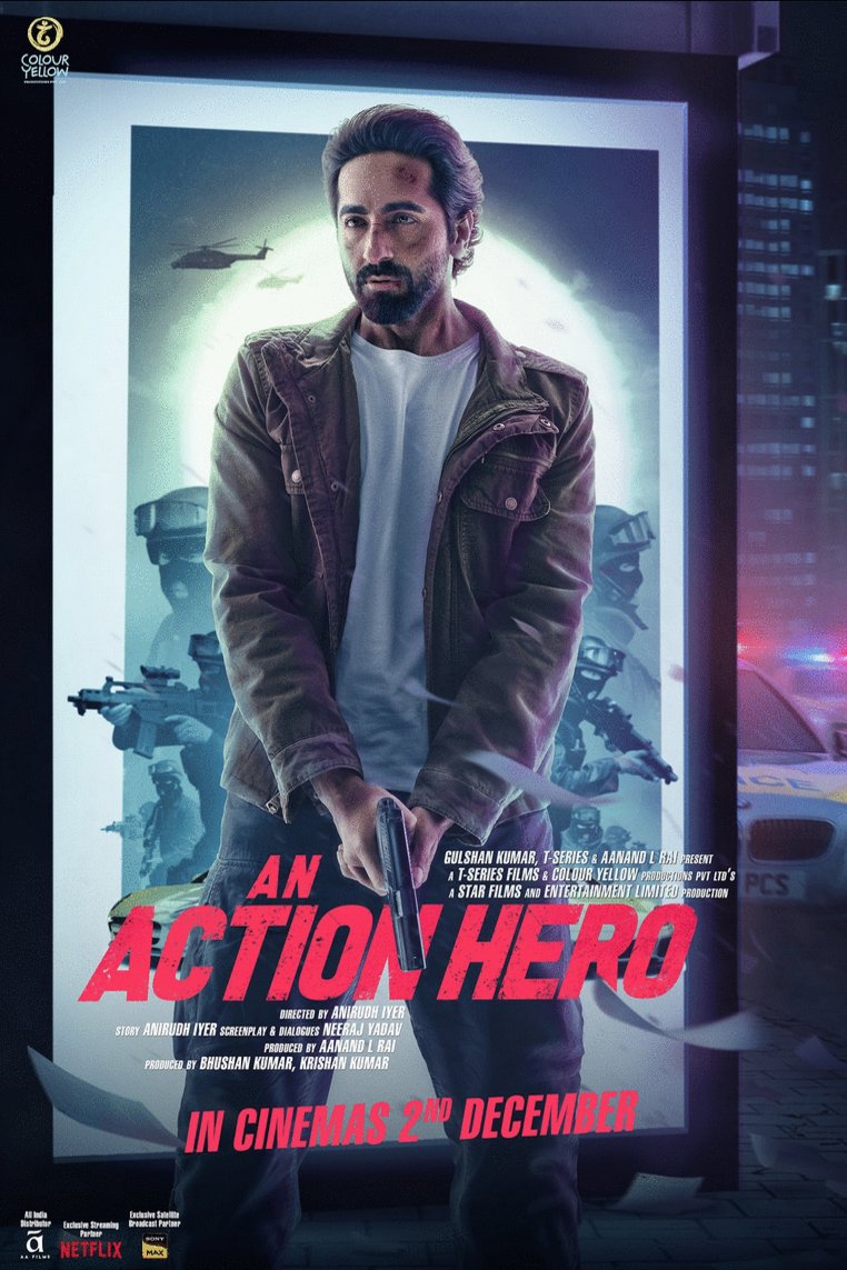 L'affiche originale du film An Action Hero en Hindi