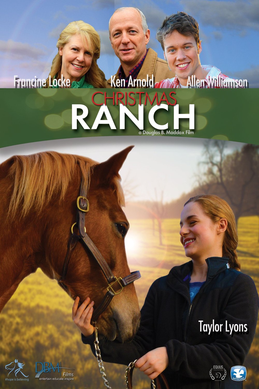 L'affiche du film Christmas Ranch