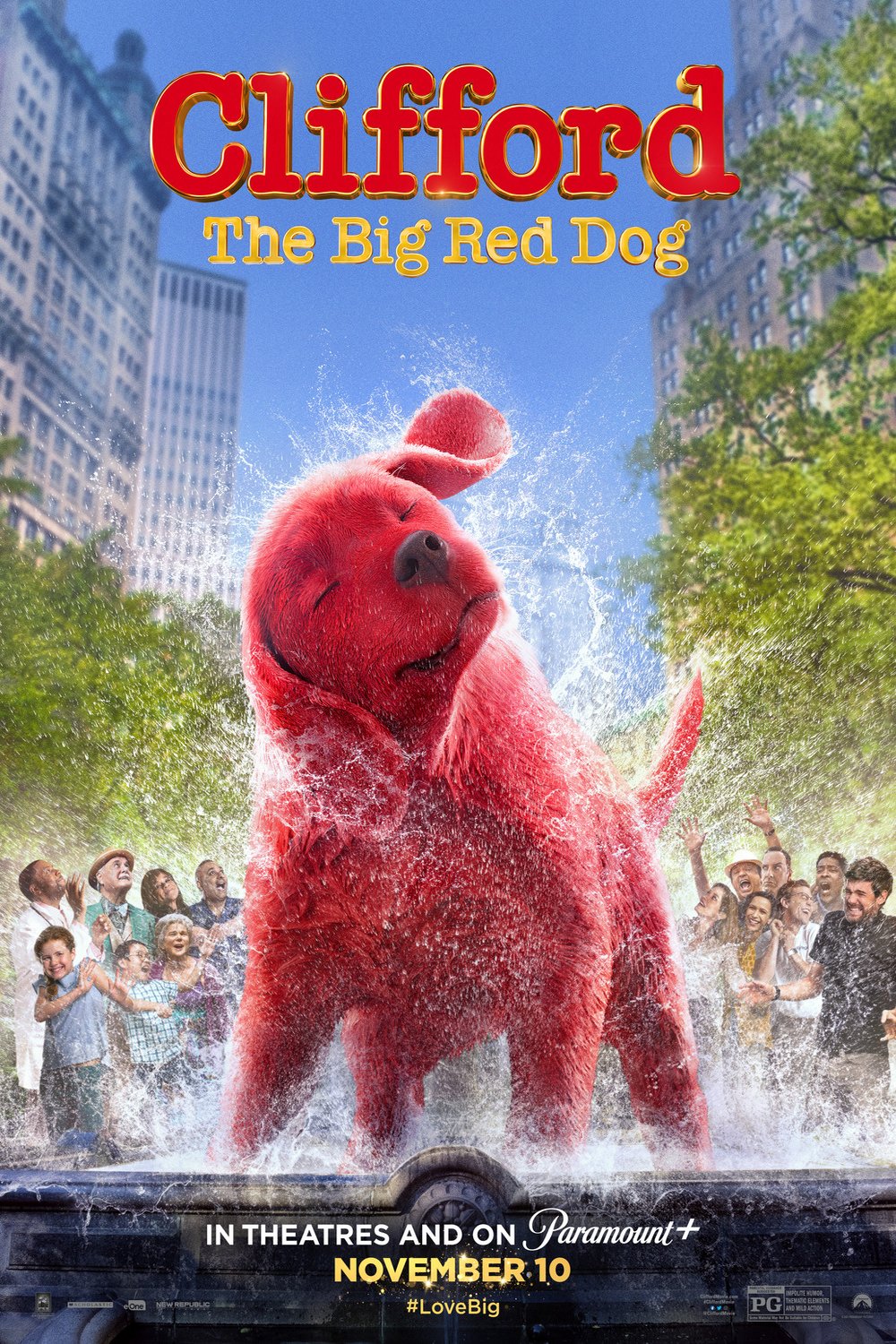 L'affiche du film Clifford the Big Red Dog [2021]